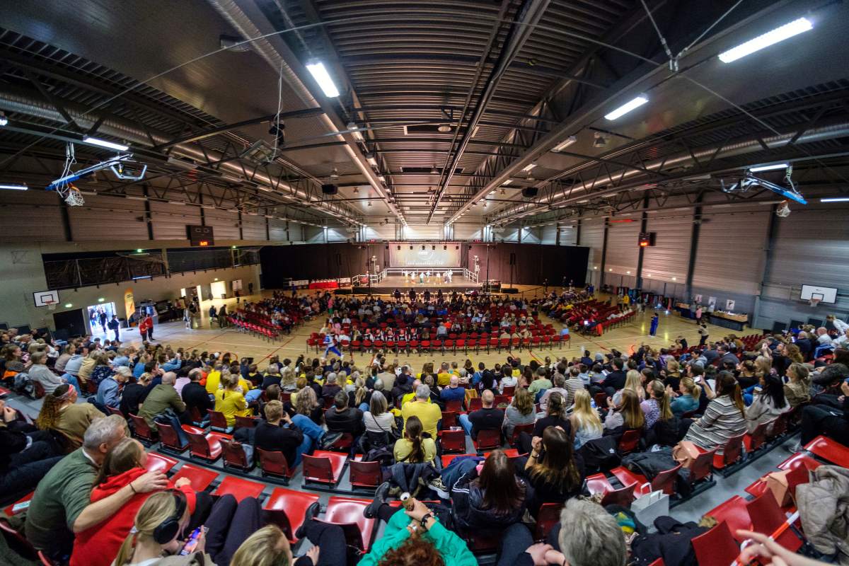 Hip Hop Unite i Hal C fra tribunen