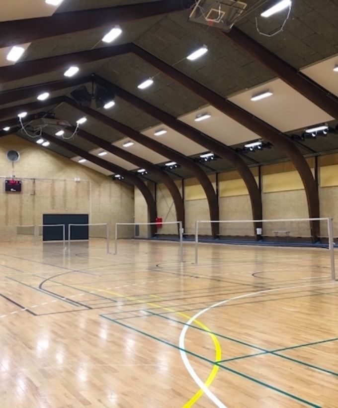 Sportshal i Roskilde Kongres- og Idrætscenter Sportshal i Roskilde Kongres- og Idrætscenter