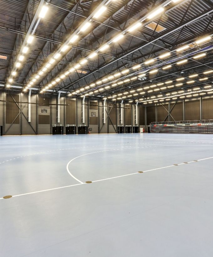 Hal D - tom hal i Roskilde Kongres- og Idrætscenter Hal D - tom hal i Roskilde Kongres- og Idrætscenter