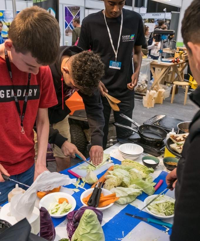 Udannelsesmesse For Udsatte Unge Madlavning