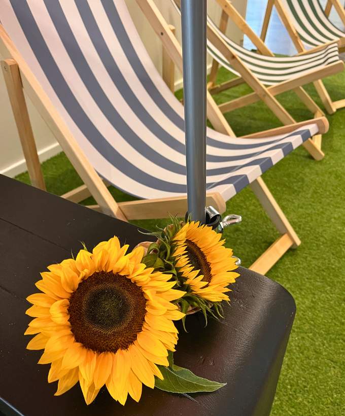 Dekorationer sommerfest i Roskilde