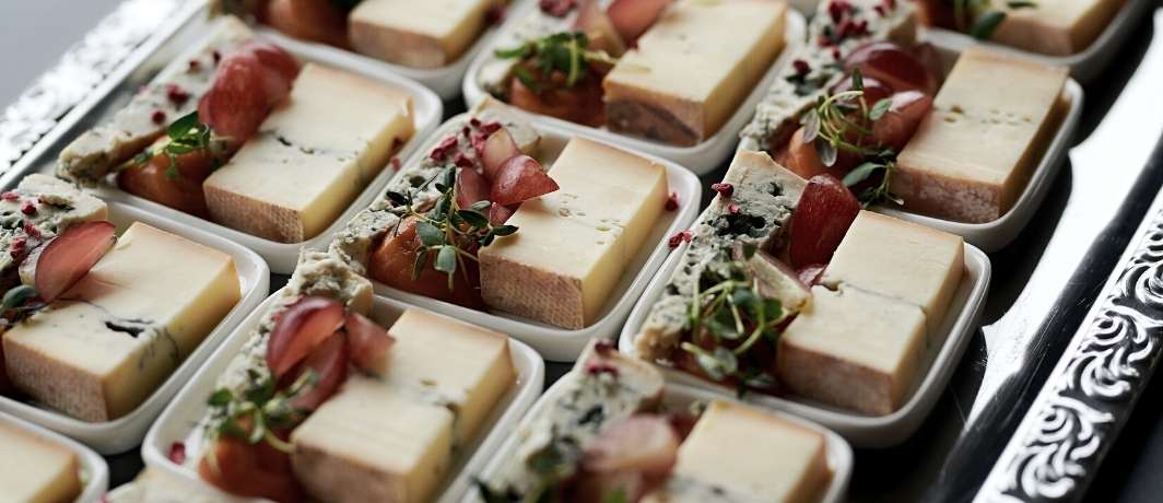 Receptionsbuffet i Roskilde Kongrescenter