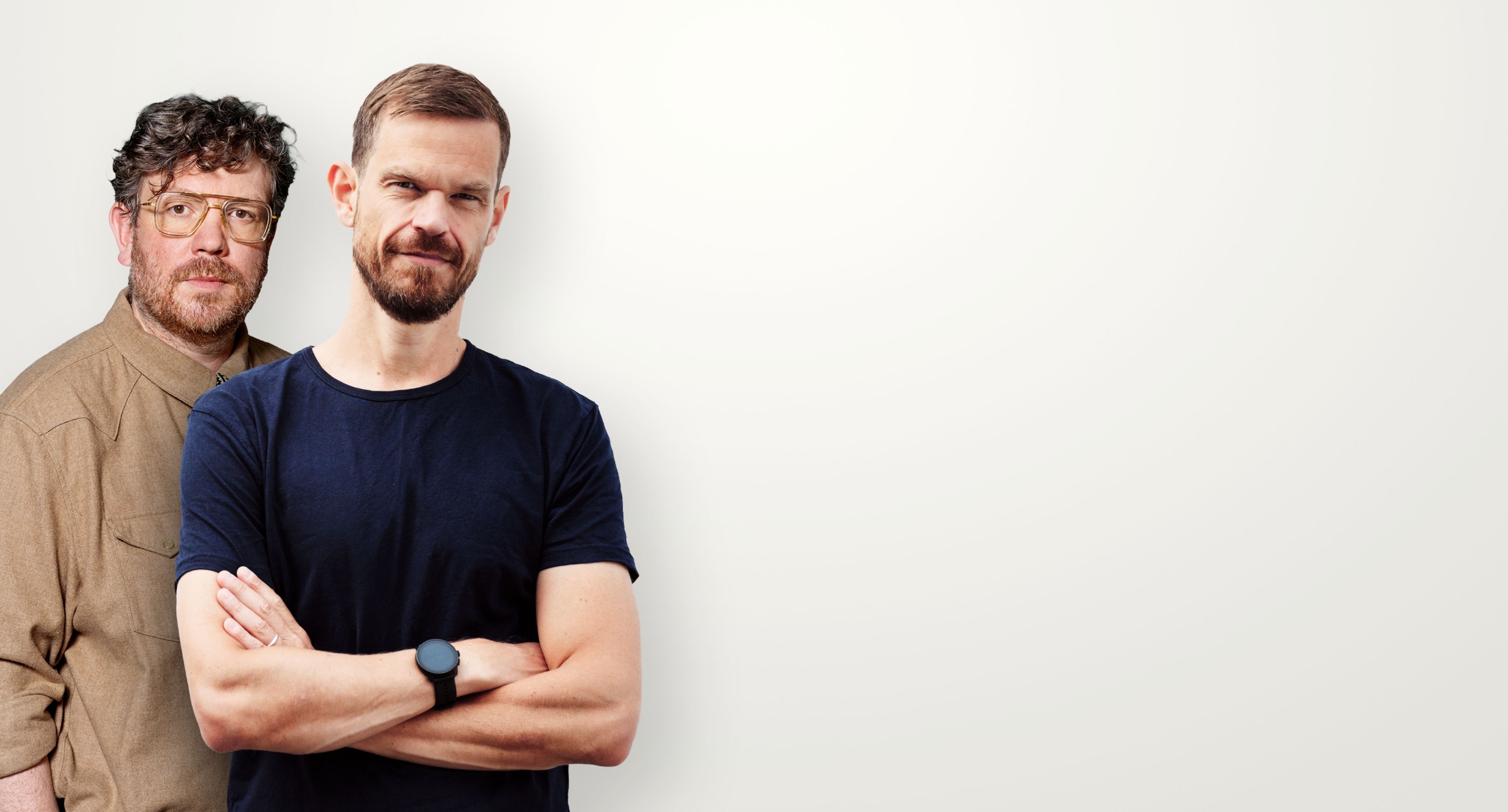 Frederik Cilius og Svend Brinkmann med showet Hvad er der NU galt? 2027.
