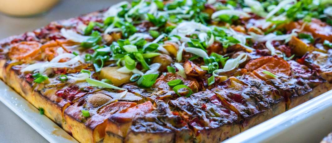 Fritata Med Rodfrugter Og Kartoffel