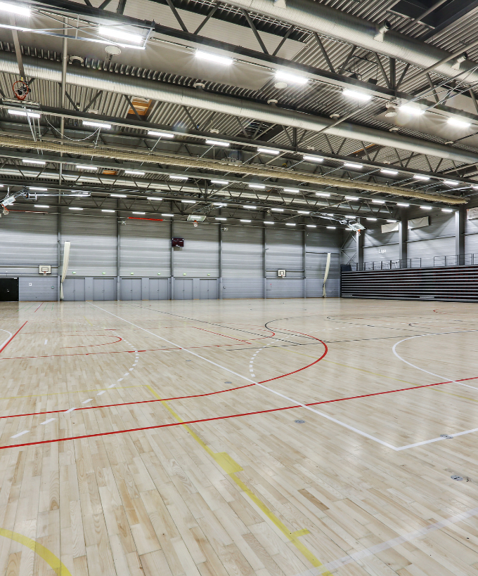 Tom hal C i Roskilde Kongres- og Idrætscenter Tom hal C i Roskilde Kongres- og Idrætscenter